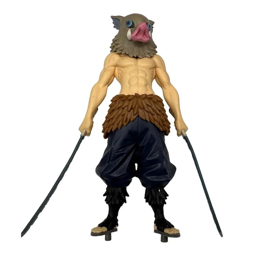 Inosuke Hashibira Demon Slayer: Kimetsu no Yaiba Boar Head Dual Swords Figure